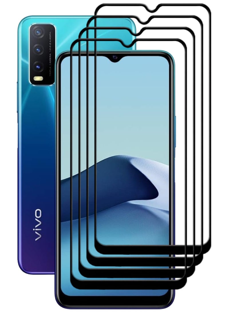 ACLIX 4 Pieces Antistatic ESD Dustproof Premium Quality High Definition Tempered Glass Screen Protector Designed For vivo Y20 - Image 1