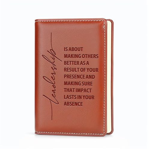 JOHSBYD Assistant Principal Gifts Leather Notebook Journal Boss & Leader Appreciation Gift Thank You Gift for Mentor, Supervisor, PM, Retirement Gifts Leadership Journal Notebook (Leadership) - Image 1