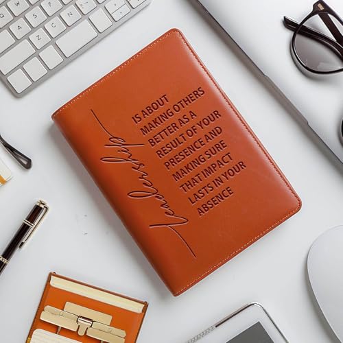 JOHSBYD Assistant Principal Gifts Leather Notebook Journal Boss & Leader Appreciation Gift Thank You Gift for Mentor, Supervisor, PM, Retirement Gifts Leadership Journal Notebook (Leadership) - Image 5
