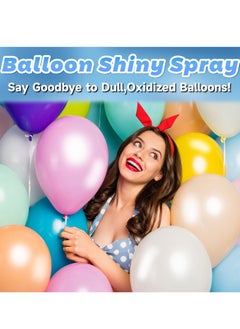 JUE-FISH Balloon Shiny Spary,100ml Shiny balloon spray Latex Balloons for Birthdays/Weddings Party  - Image 3