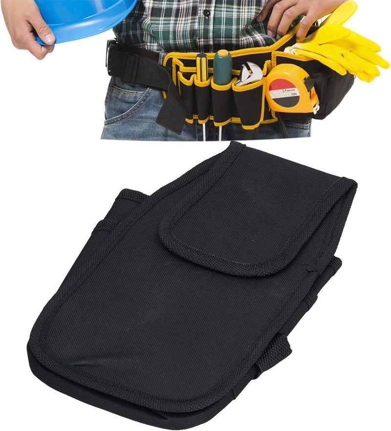 cheekyglo Tool Belt Pouch with Adjustable Belt, Oxford Tool Bag, Waist Bag with Multi Pocket for Car Tools,Garden,Gardening,Florist,Electricians,Technicians,Black - Image 5