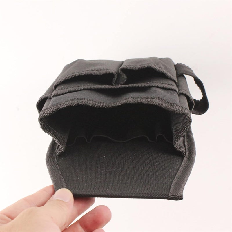 cheekyglo Tool Belt Pouch with Adjustable Belt, Oxford Tool Bag, Waist Bag with Multi Pocket for Car Tools,Garden,Gardening,Florist,Electricians,Technicians,Black - Image 3