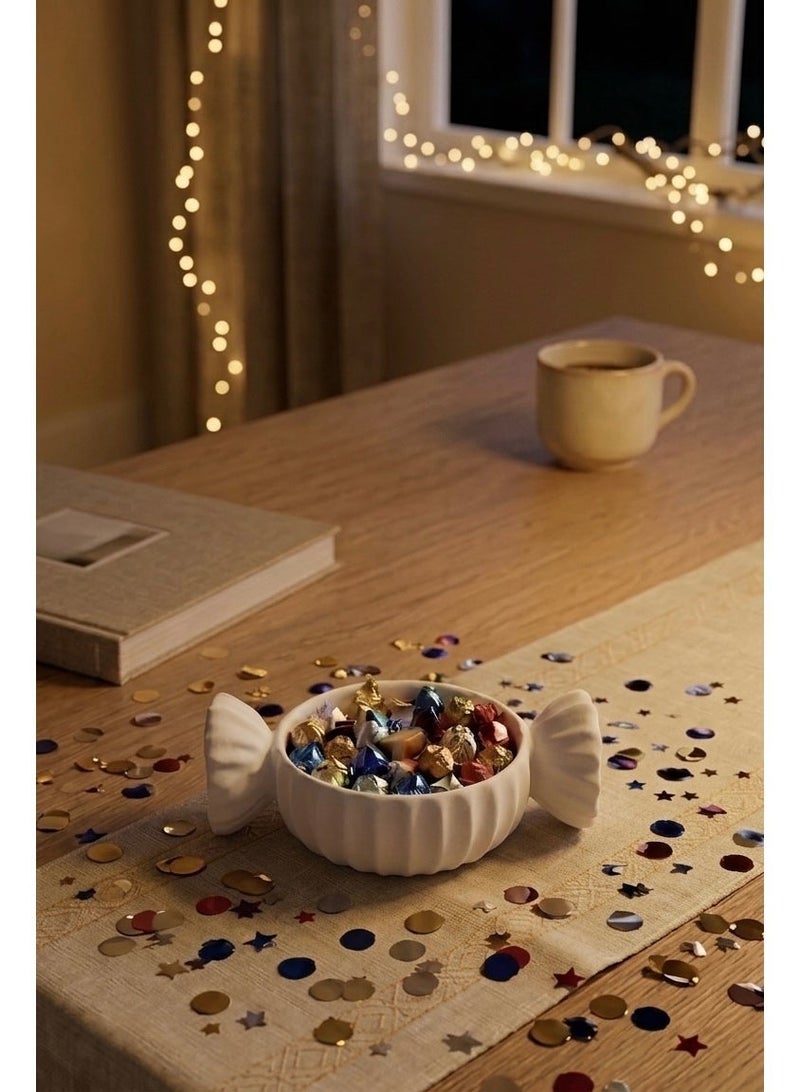 3D BROTHERS Candy-Shaped Serving Bowl – Elegant Single Piece - Image 1