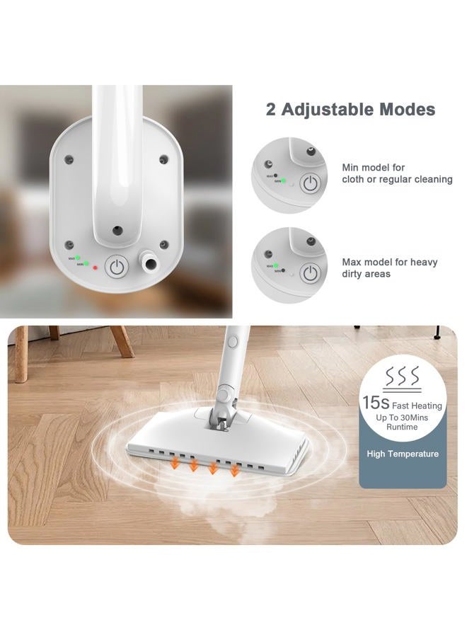 ACHTFACH 2 Modes Rotated Steam Mop Cleaner and 23FT Power Cable - Image 2