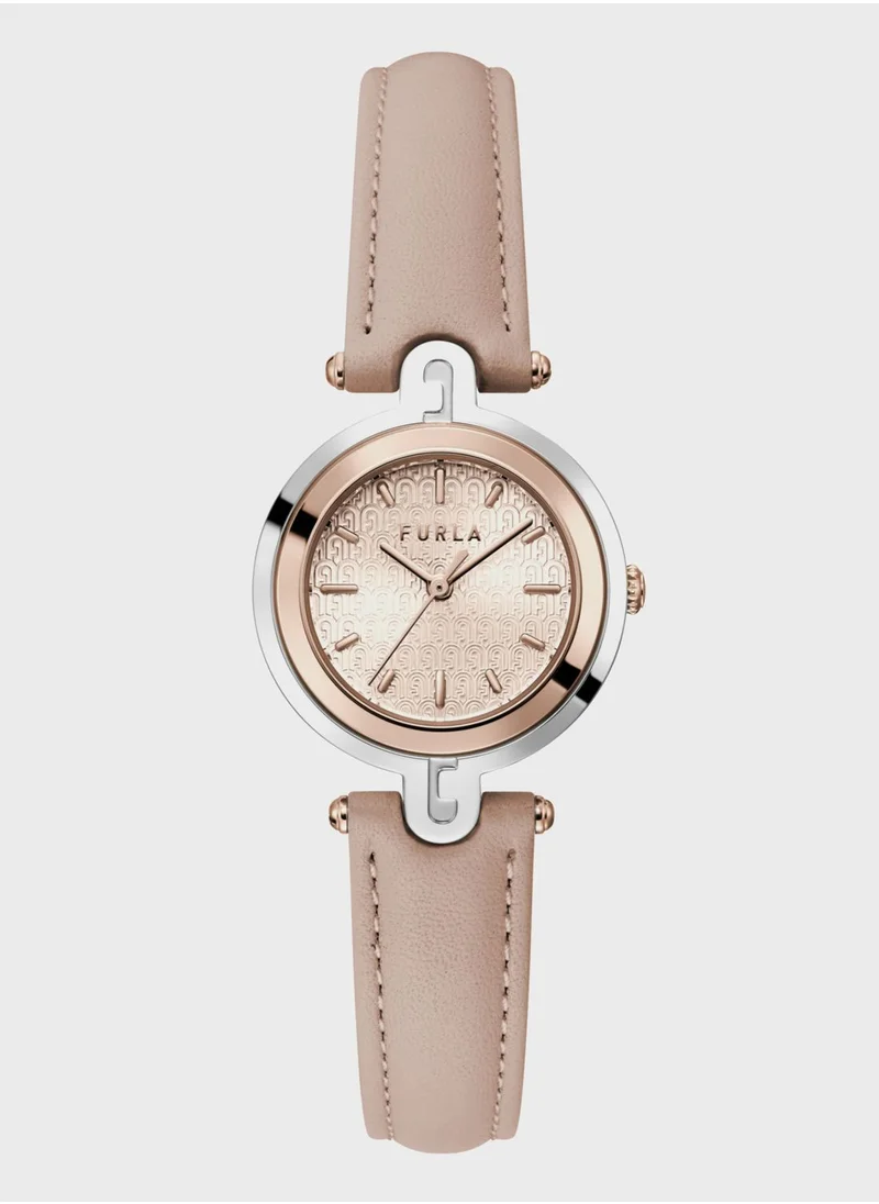 Furla Furla Leather Strap Analog Watch