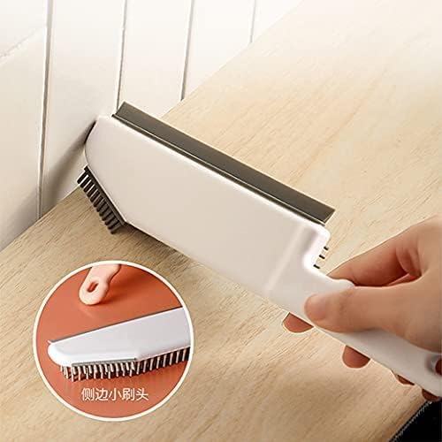 HOKISTY 3 in 1 Multifunctional Cleaning Brush Kitchen Bathroom Countertop Floor Window Silicone Cleaning Brush Crevice Brush Scraper Brush Cleaner - Image 4