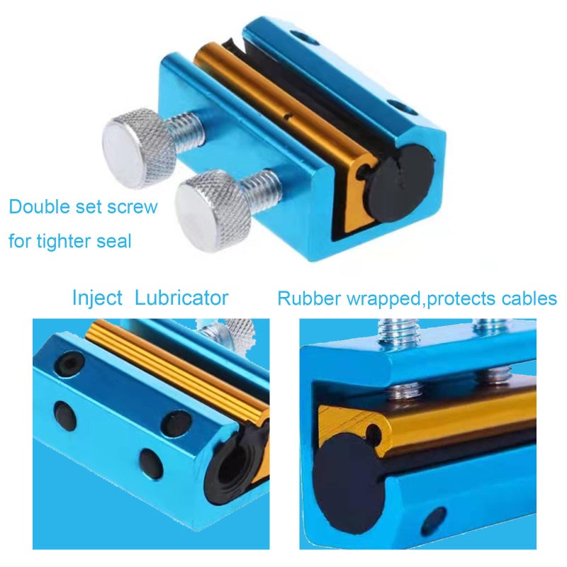 WINTOWIN Cable Luber Tool Motorcycle Wire Oiler Cable Lubricator For Motorcycles Bicycle Scooter Bike (Blue) - Image 3