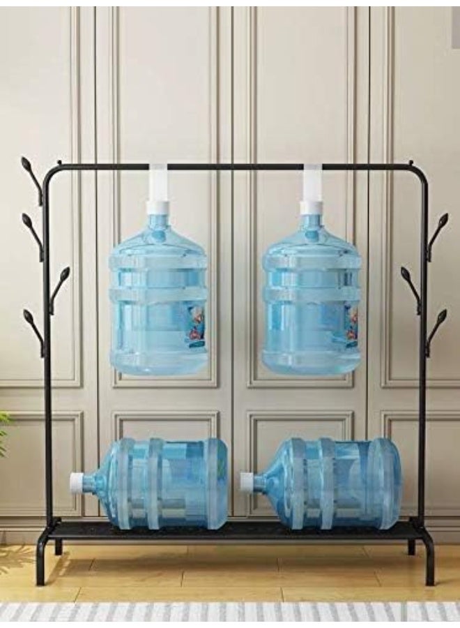 Durable Movable Clothes Rack with Wardrobe Hanger and Clothes Storage Holder 120*44*150 - Image 5