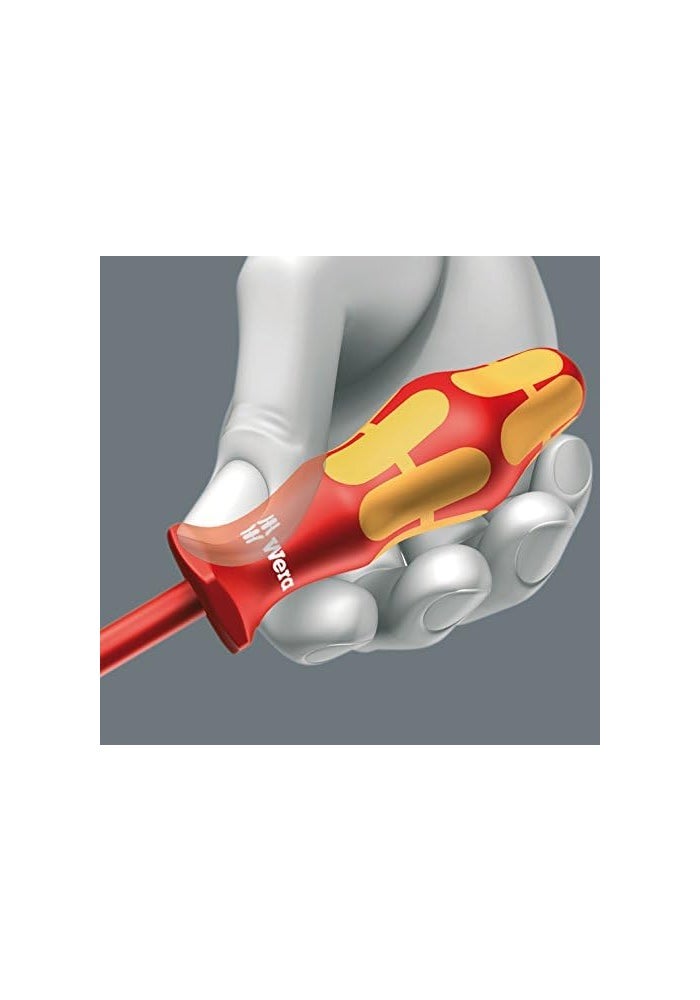 Wera 006159 Kraftform 162 VDE Insulated Phillips Screwdriver | PH2 Tip | 200mm Blade Length | 1000V Rated | Lasertip Anti-Slip Technology | Ergonomic Kraftform Handle - Image 2