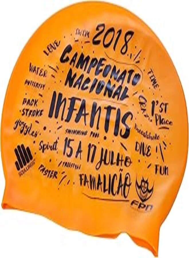 Dorsa Swimming Cap Swimming Cap - Orange, One Size