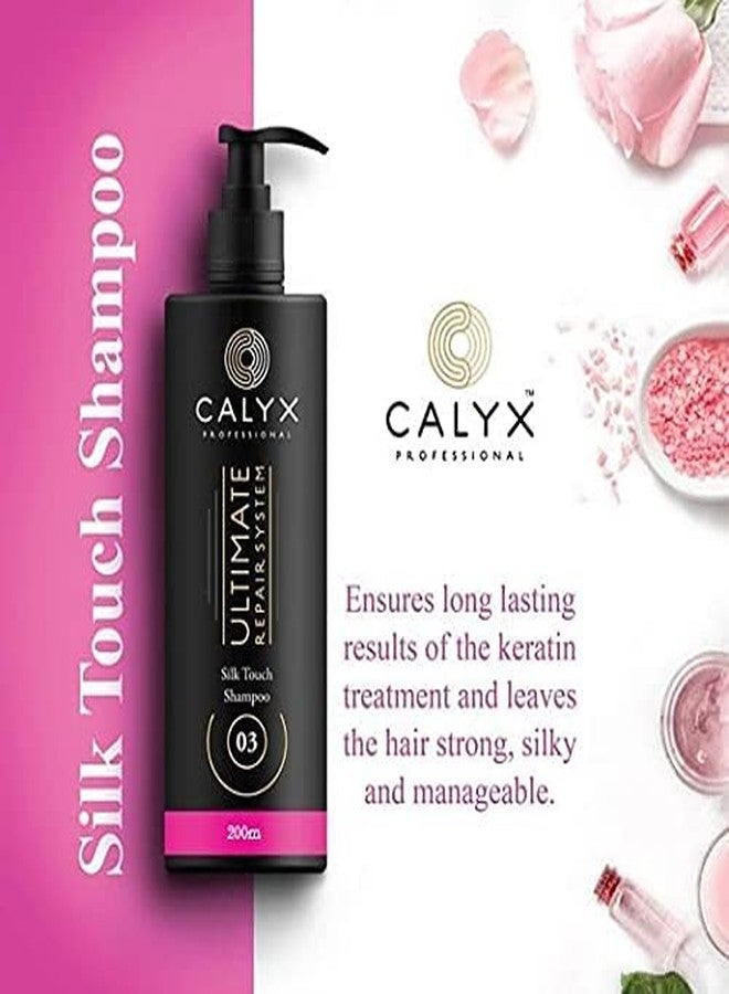Calyx Professional Ultimate Repair System Silk Touch Shampoo & Conditioner - (200ml) - Image 4