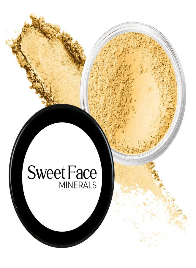 Sweet Face Minerals YELLOW CORRECTOR POWDER (20g Sifter Jar) Concealer for Redness, Rosacea, Dark Circles & Blemishes - Mineral Makeup, Talc-Free, Vegan, Cruelty-Free, Full Coverage Banana Corrector - Image 1