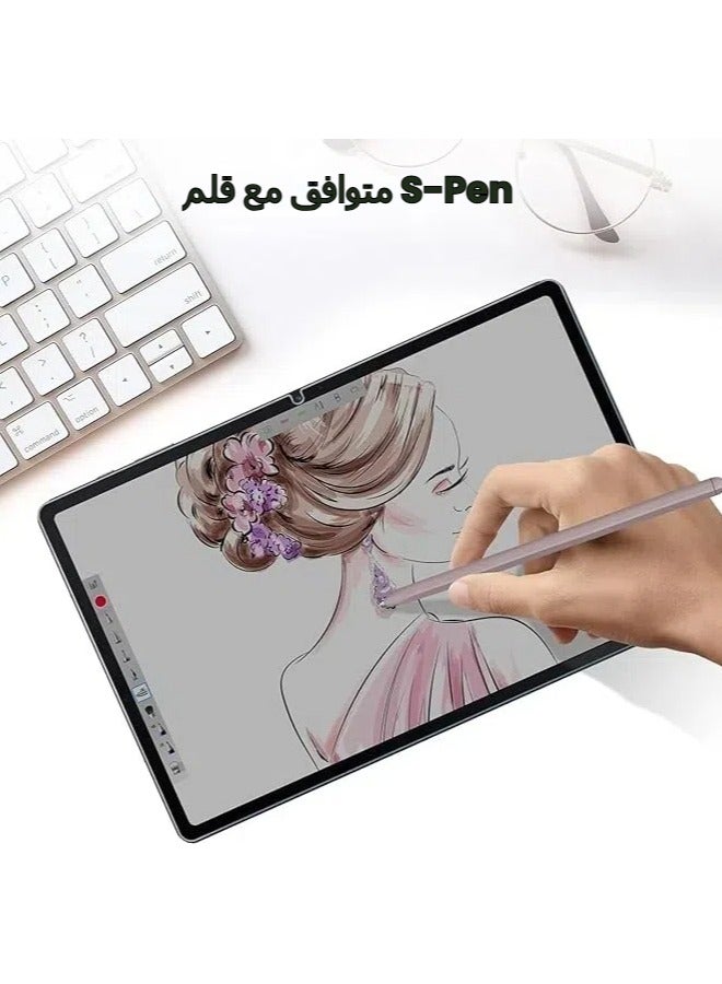Privacy Screen Protector Compatible with Samsung Galaxy Tab S10 Ultra 2024 14.6 inch (SM-X920/X926), Anti-Spy Tempered Glass Tinted Screen Film Guard - Image 3