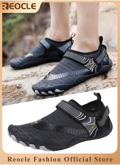 Men's Trail Runner Barefoot Running Shoes Five Finger Sports Shoes with Wide Toe Box & Minimalist Cross-Trainer & Zero Drop Sole