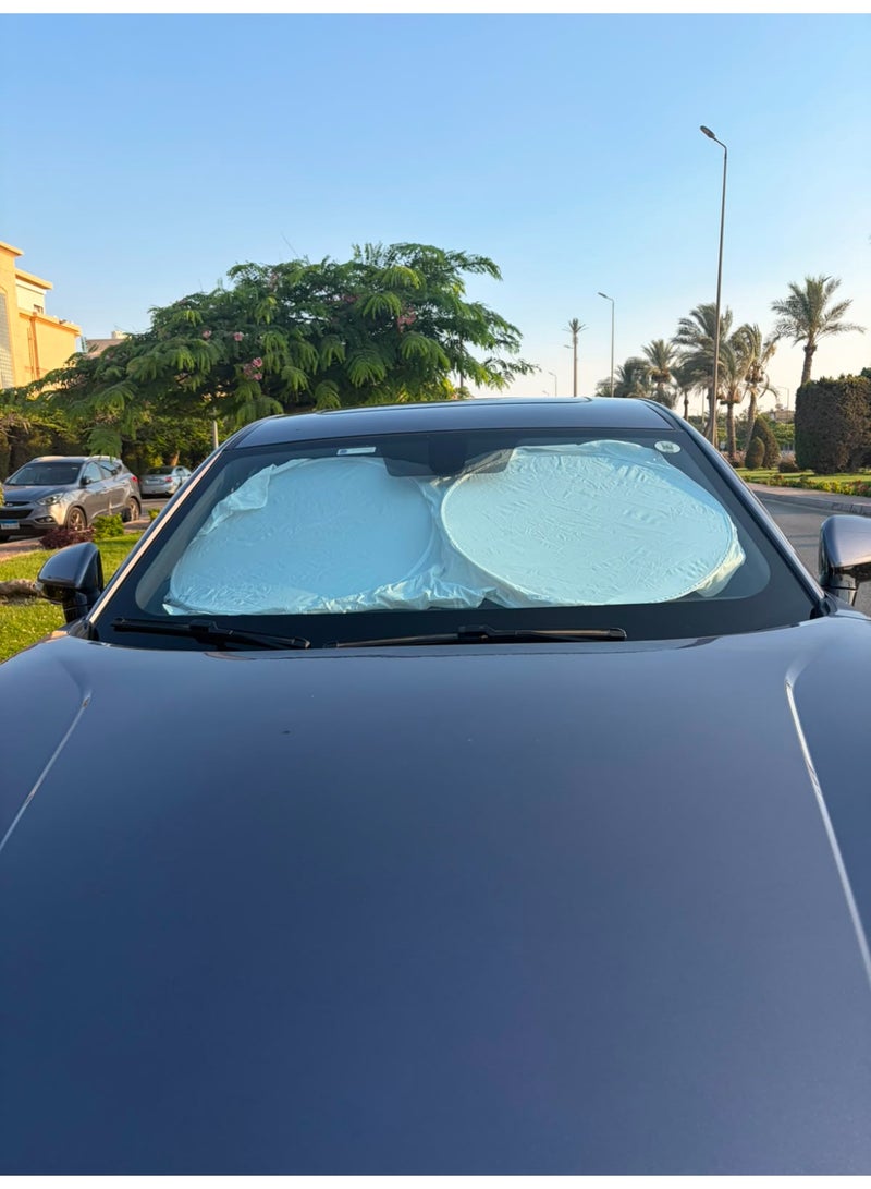 car sun shade white - Image 1