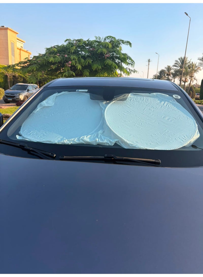 car sun shade white - Image 4