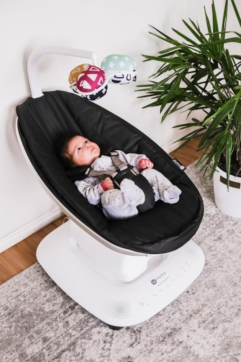 4moms MamaRoo Multi-Motion Baby Swing, Bluetooth Baby Swing with 5 Unique Motions, Black - Image 3