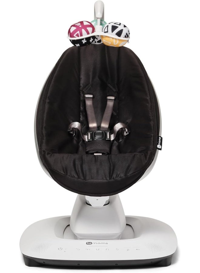 4moms MamaRoo Multi-Motion Baby Swing, Bluetooth Baby Swing with 5 Unique Motions, Black - Image 1