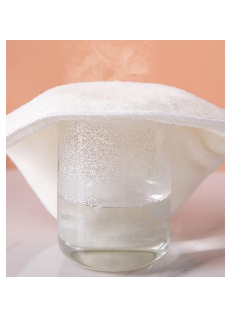 Generic - Reusable Microfiber Face Towel Mask Moisturizing Beauty Skin Care Mask. - Image 1