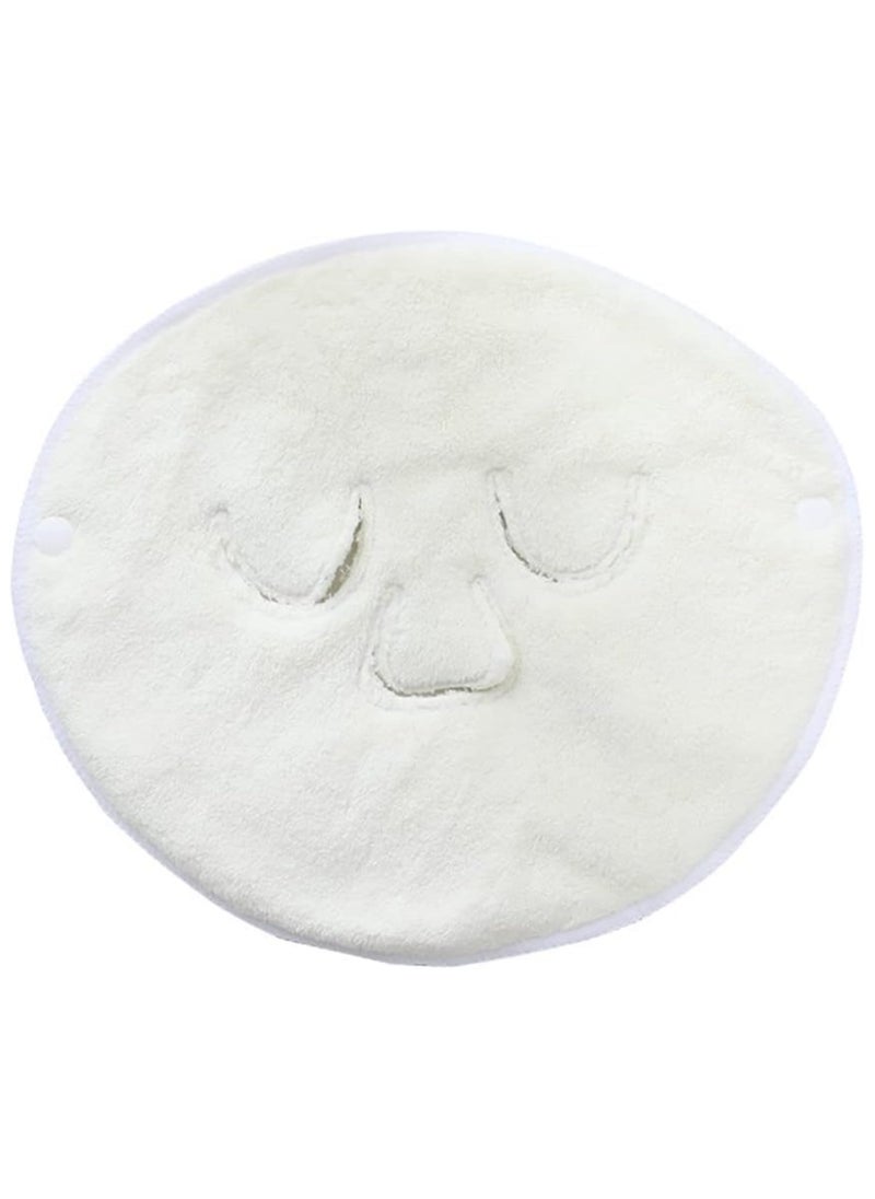 Generic - Reusable Microfiber Face Towel Mask Moisturizing Beauty Skin Care Mask. - Image 1