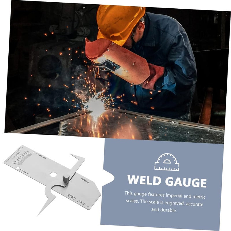 Fillet Weld Gauge Thickness Depth Inspection Tool Welding Gauge Home Boiler - Image 4