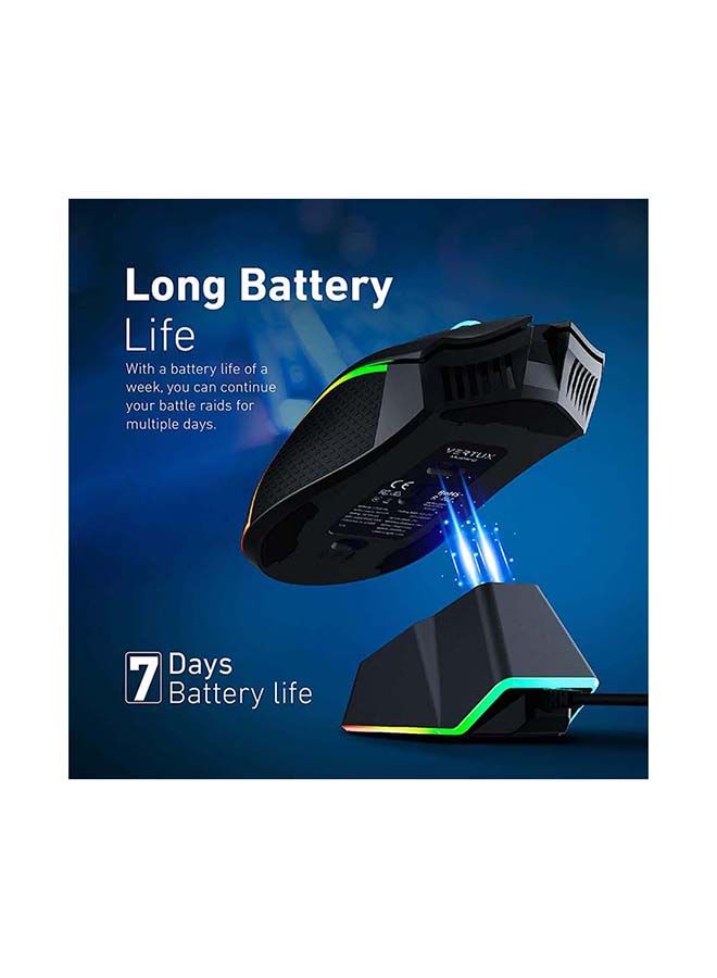 NIBEMINENT Mustang Wireless Mouse Upto 10000 DPI With Charger - Image 4