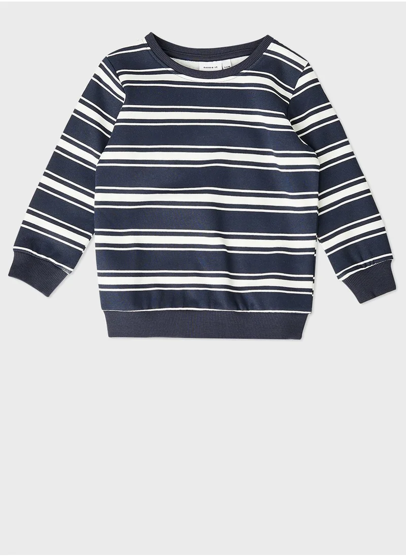 NAME IT Kids Striped Sweatshirt