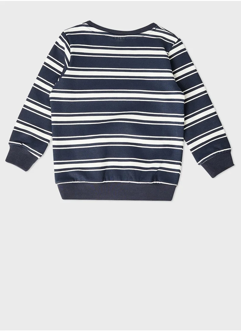 NAME IT Kids Striped Sweatshirt