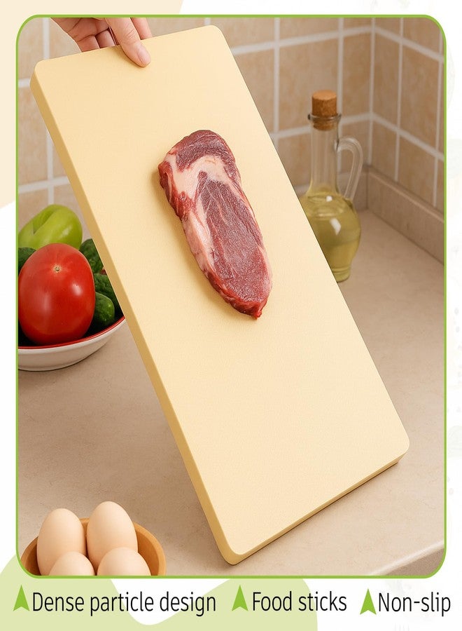 Patelai Japanese Cutting Board High Soft High Performance Professional Grade Sashimi Chopping Board Chef Tool Large Dishwasher for Kitchen Restaurant Home Sashimi Meat Vegetable(19.6" X 10.6"x 0.8") - Image 4
