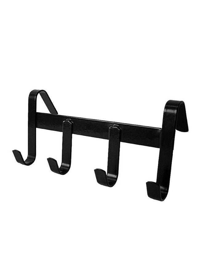 هورز حامل أدوات محمول من HORZE لأماكن الخيول والحظائر والإسطبلات (4 خطافات) - أسود - مقاس واحد