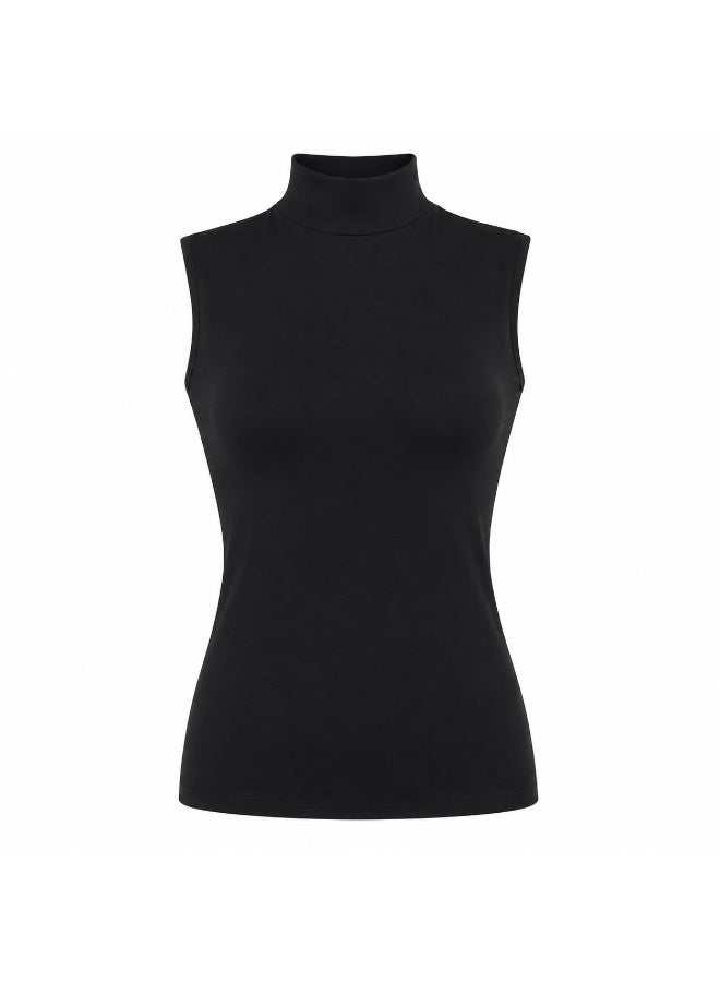 Body line cut Viscose black