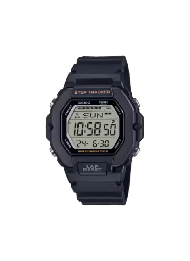 CASIO Women's Resin Digital Watch LWS-2200H-1AVDF - 37.6 mm