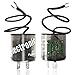 Formiden LED Flasher Relay 2 Pin 12V Set of 2 Turn Signal Flasher Relay with Ground Wire 2 Pin Heavy Duty 12V LED Flasher Compatible Automobile Motorcycle - Image 2