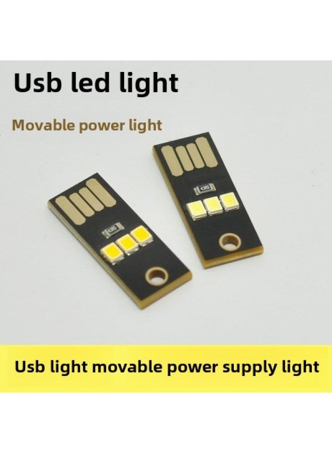 Yushuo USB Lamp 28 Lamp Portable LED Lamp Charging Treasure Lamp Computer Nightlight Learning Lamp Keyboard Reading Lamp-Color:USB Lights  - Image 1