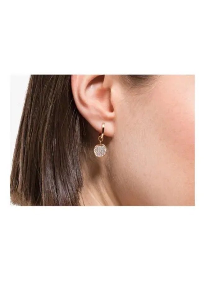 Chomel - Ginger Sparkle Dense Vogue Earrings - Image 1