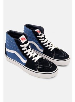 Men Ski-Hi Lace Up Skate Shoes, Navy