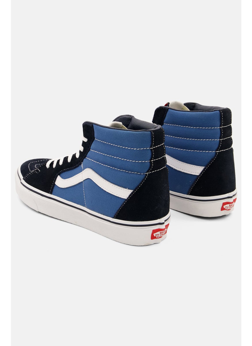 VANS - Men Ski-Hi Lace Up Skate Shoes, Navy - Image 1