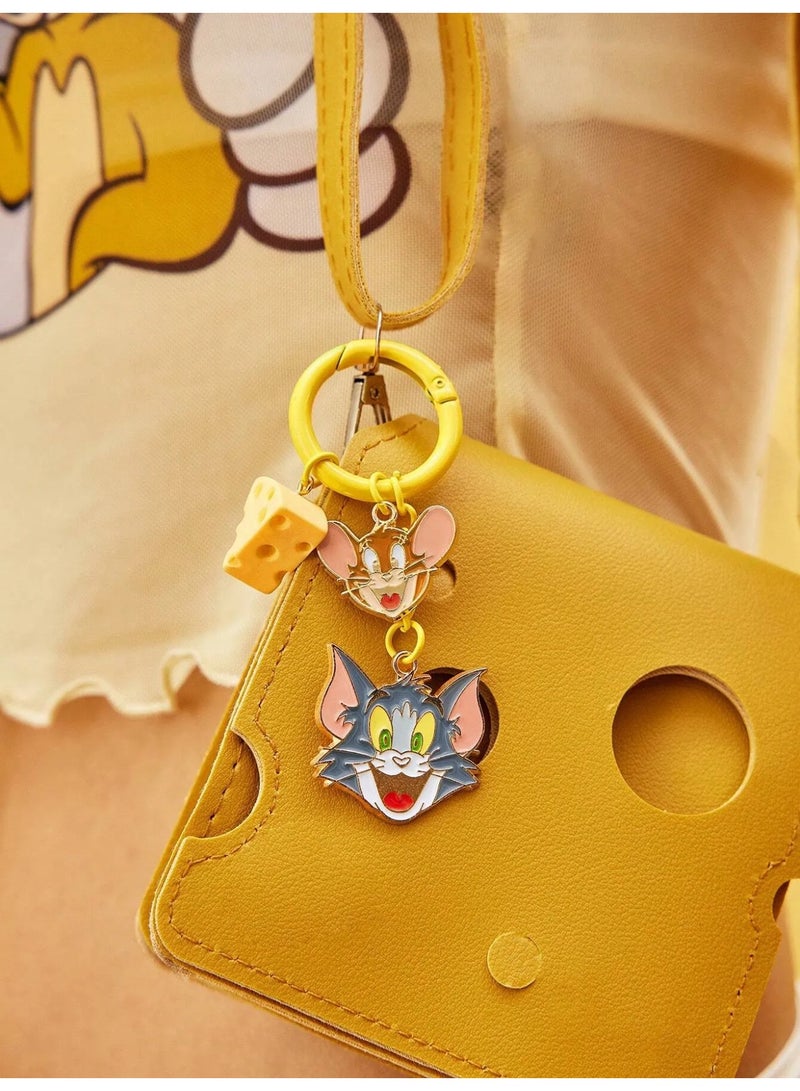 Tom and Jerry Inspired Keychain Made of High-Quality Durable Metal, Can Be Used as a Keychain, Bag Charm, or Accessory for Jeans and Wallets - Image 2