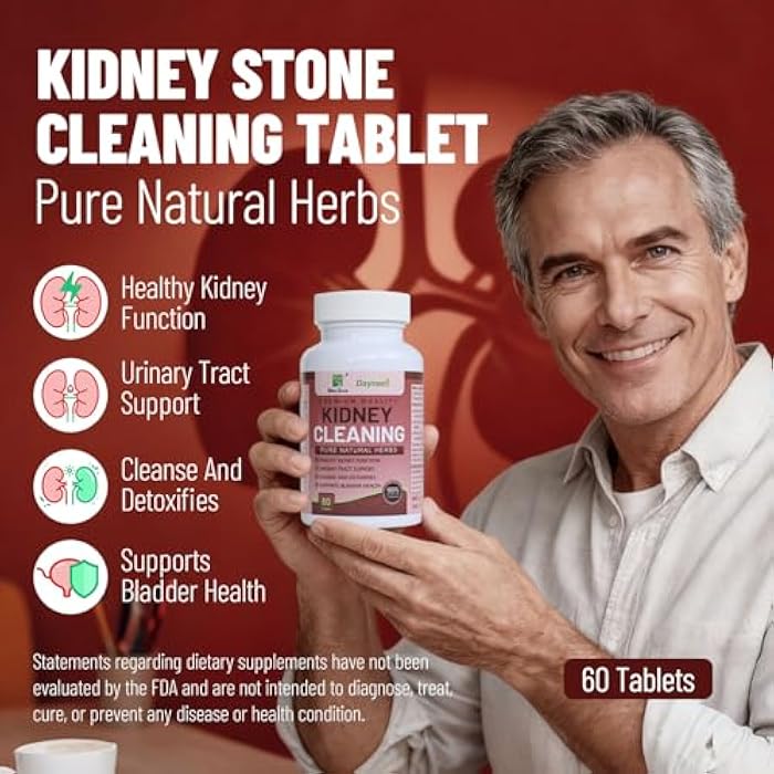 Wins Town Kidney Stone Cleaning Tablet, Support Stone Breaker, Cleanse & Restore, 60 Tablets - Image 2