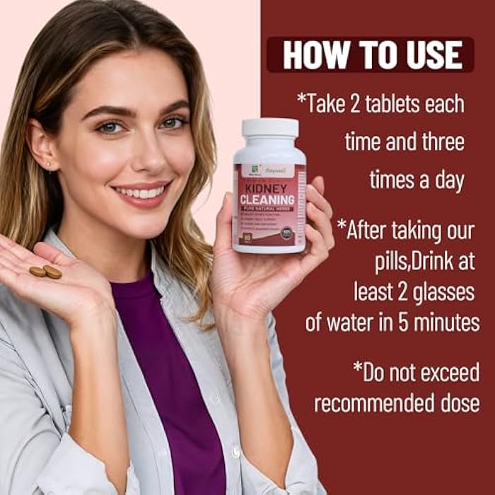 Wins Town Kidney Stone Cleaning Tablet, Support Stone Breaker, Cleanse & Restore, 60 Tablets - Image 5