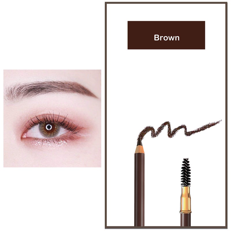BODERMINCER 1pcs Eyebrow Pencil Longlasting Waterproof Durable Liner Eyebrow 5 Colors to Choose (5# Brown) - Image 3
