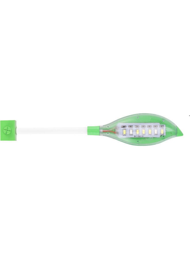 NIBEMINENT Aquarium LED Clip Light for Fish Tank Green 15 x 5 7cm - Image 1