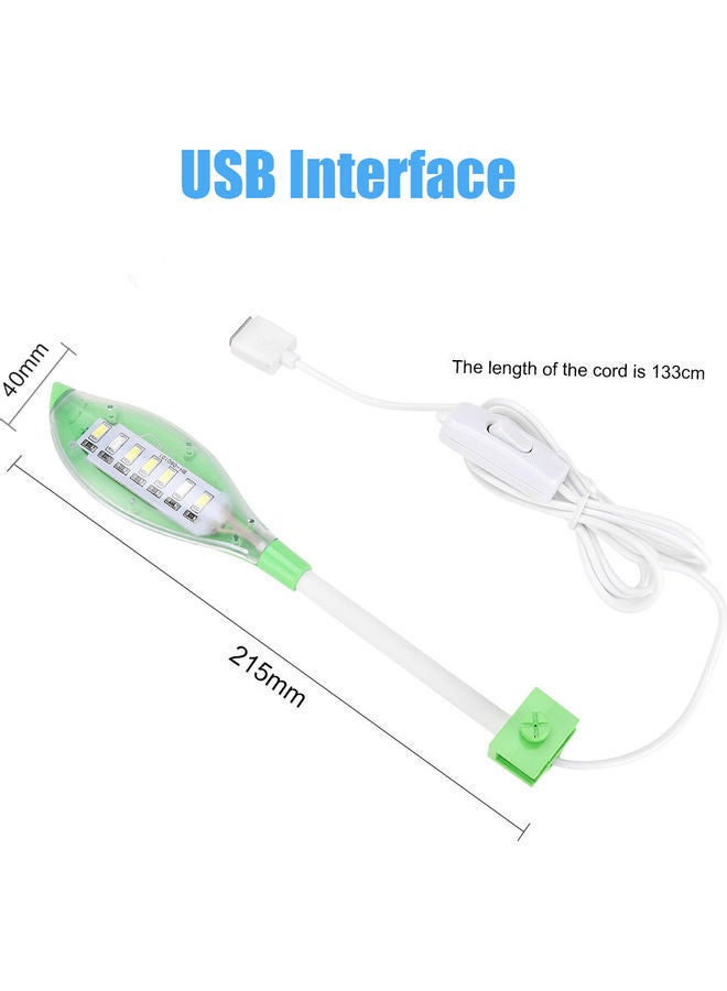 NIBEMINENT Aquarium LED Clip Light for Fish Tank Green 15 x 5 7cm - Image 5