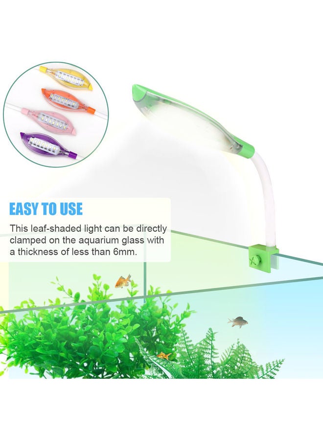 NIBEMINENT Aquarium LED Clip Light for Fish Tank Green 15 x 5 7cm - Image 3