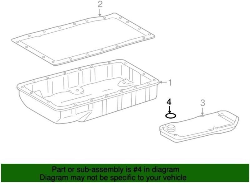 LEXUS 90301-31014, Auto Trans Filter Gasket - Image 2