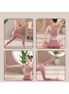 AROAQ 8-Shaped Resistance Bands for Women and Men - Chest Expander, Arm Tensioner, Yoga Gym Fitness Pulling Exercise Band  - Image 4