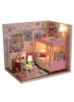 Flever Flever Dollhouse Miniature DIY House Kit Creative Room with Furniture and Cover for Romantic Artwork Gift(Mood for Love)  - Image 1