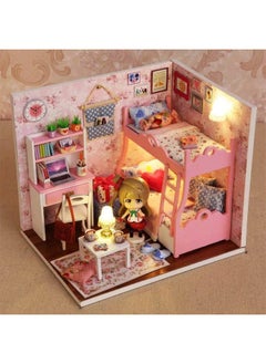 Flever Flever Dollhouse Miniature DIY House Kit Creative Room with Furniture and Cover for Romantic Artwork Gift(Mood for Love)  - Image 2