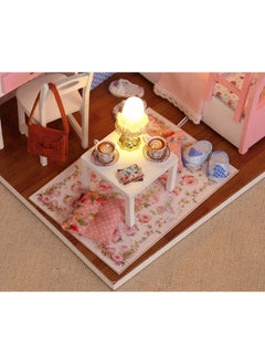 Flever Flever Dollhouse Miniature DIY House Kit Creative Room with Furniture and Cover for Romantic Artwork Gift(Mood for Love)  - Image 5