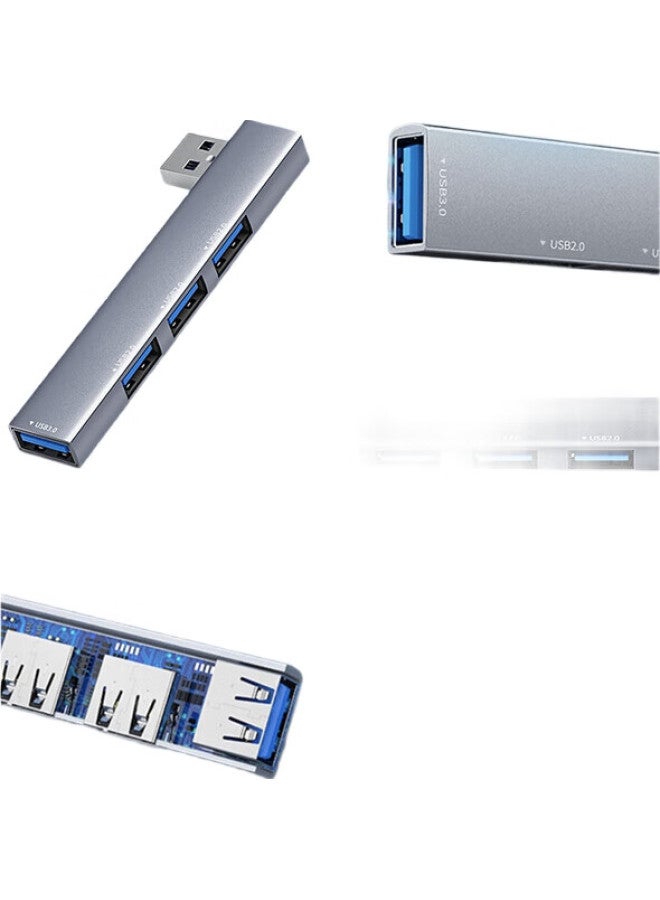 isky Usb Hub Adapter, Left Side Adhesive Expansion Dock, Usb To Usb 3.0 Converter, Laptop Expansion Dock, Four-In Hub - Image 3